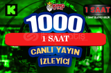 ⚜️1 SAAT ~ 1.000 KICK CANLI YAYIN İZLEYİCİ