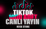 ⭐ 1 Saat 1000 Tiktok Canlı İzleyici ⭐