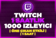 ⭐️[1 SAAT] 1000 TWİTCH CANLI YAYIN İZLEYİCİ⭐️