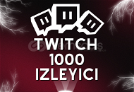 1 SAAT 1000 Twitch CANLI İZLEYİCİ