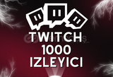 1 SAAT 1000 Twitch CANLI İZLEYİCİ