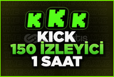 ⭐1 SAAT 150 KICK IZLEYICI⭐