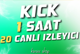 1 SAAT 20 KICK CANLI IZLEYICIİ