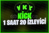 ⭐[1 SAAT] 20 KİCK CANLI İZLEYİCİ + KALİTE