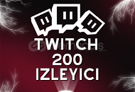 1 SAAT 200 Twitch CANLI İZLEYİCİSİ