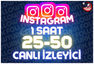 ⭐ 1 Saat 25-50 İnstagram Canlı İzleyici ⭐