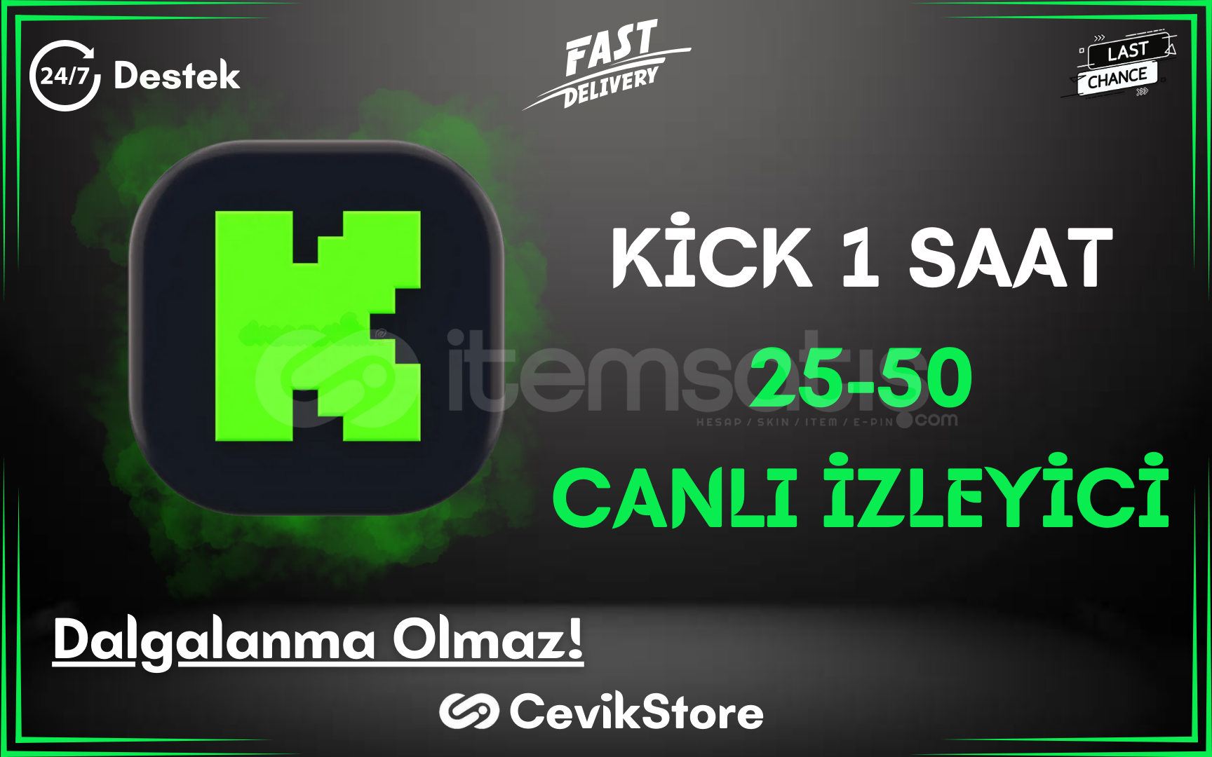 ⭐1 Saat 25-50 Kick Canlı İzleyici⭐ ⭐1 Saat 25-50 Kick Canlı İzleyici⭐