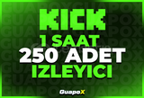 ⭐1 SAAT⭐250 İZLEYİCİ KİCK