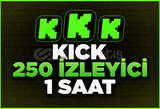 ⭐1 SAAT 250 KICK CANLI IZLEYICI⭐