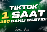 1 SAAT 250 TIKTOK CANLI IZLEYICI ✅