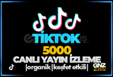 ⭐ 1 Saat 5000 Tiktok Canlı İzleyici ⭐