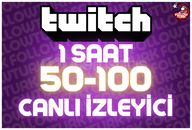 ⭐ 1 Saat 50-100 Canlı İzleyici ⭐