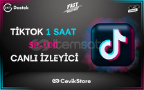 ⭐ 1 Saat 50-100 TikTok Canlı İzleyici ⭐