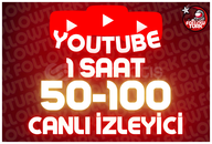 ⭐ 1 Saat 50-100 Youtube Canlı İzleyici ⭐