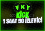 ⭐[1 SAAT] 50 KİCK CANLI İZLEYİCİ + KALİTE