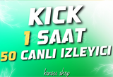 1 SAAT 50 KICK CANLI IZLEYICIİ