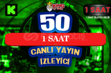 ⚜️1 SAAT ~ 50 KICK CANLI YAYIN İZLEYİCİ