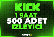 ⭐1 SAAT⭐500 İZLEYİCİ KİCK