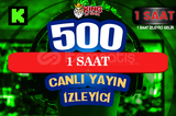 ⚜️1 SAAT ~ 500 KICK CANLI YAYIN İZLEYİCİ