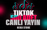 ⭐ 1 Saat 500 Tiktok Canlı İzleyici ⭐