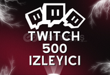 1 SAAT 500 Twitch CANLI İZLEYİCİ