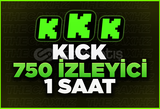 ⭐1 SAAT 750 KICK CANLI IZLEYICI⭐