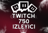 1 SAAT 750 Twitch CANLI İZLEYİCİ