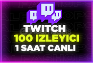 ⭐[1 SAAT] CANLI 100 İZLEYİCİ TWİTCH
