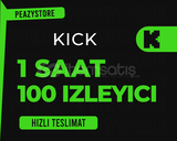 ⭐[1 SAAT] | KİCK 100 CANLI İZLEYİCİ⭐