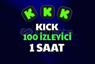 ⭐1 SAAT⭐KİCK 100 İZLEYİCİ⭐