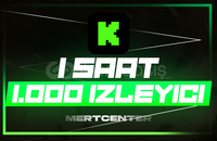 ⭐[1 SAAT] KİCK 1.000 CANLI YAYIN İZLEYİCİ⭐