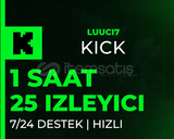 ⭐[1 SAAT] | KİCK 25 CANLI İZLEYİCİ⭐