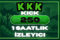 ⭐1 Saat ⭐KİCK 250 İzleyici