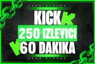 ⭐ 1 SAAT ⭐ KİCK 250 İZLEYİCİ ⭐