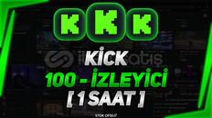 [1 SAAT] KİCK CANLI YAYIN 100 İZLEYİCİ