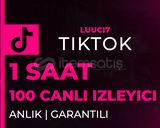 ⭐[1 SAAT] TİKTOK 100 CANLI İZLEYİCİ⭐