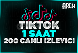 ⭐[1 SAAT] TİKTOK 200 CANLI İZLEYİCİ⭐