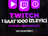 ⭐1 SAAT TWİTCH 1000 CANLI İZLEYİCİ⭐