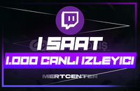 ⭐[1 SAAT] TWİTCH 1.000 CANLI YAYIN İZLEYİCİ⭐