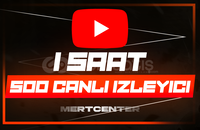 ⭐[1 SAAT] YOUTUBE 500 CANLI YAYIN İZLEYİCİ⭐