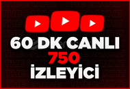 ⭐1 Saat Youtube 750 CANLI İZLEYİCİ ⭐