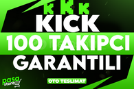 ⭐[GARANTİLİ] 100+ KİCK TAKİPÇİ
