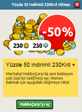 1 TL = 1.3 KREDİ OLMAK ÜZERE SATILIR