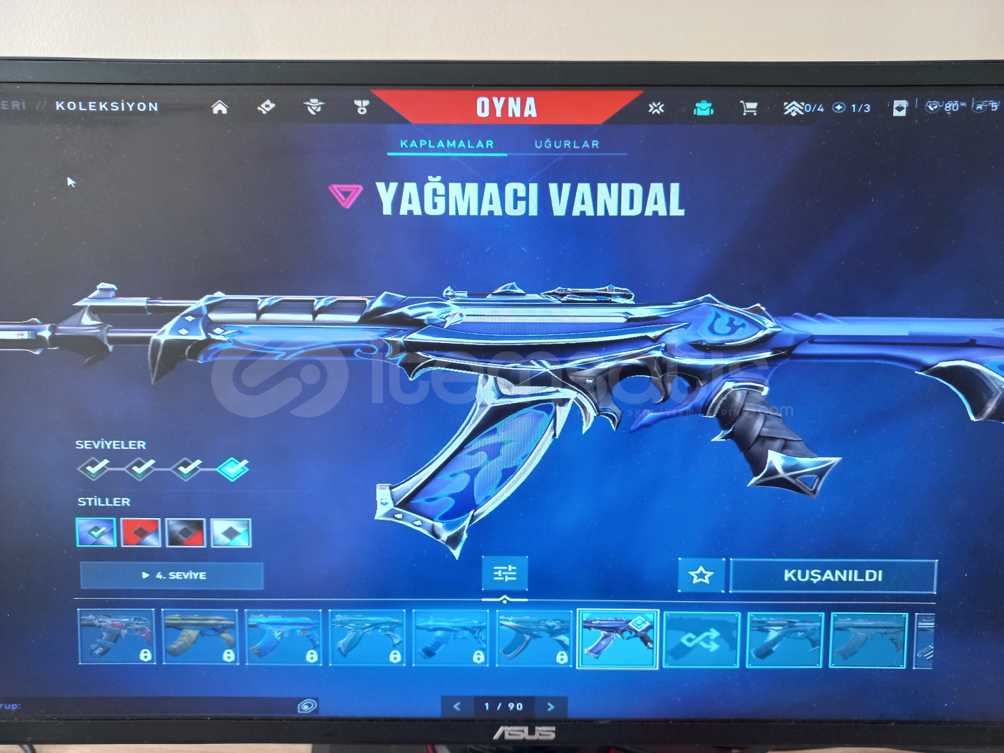 1 Vandal 1 Phantom 3 bıçak  1 Vandal 1 Phantom 3 bıçak