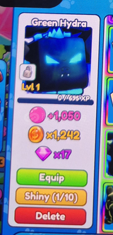 1 X BGS İNF MYTHİC GREEN HYDRA