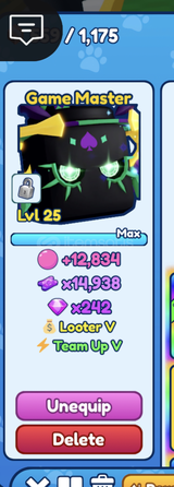 1 X BGS INF SHİNY GAME MASTER 