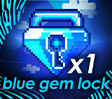 1 x Blue Gem Lock