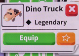 1 X DİNO TRUCK ADOPT ME 
