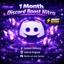 1 x Discord Nitro 2x Boost (Epic) 1 x Discord Nitro 2x Boost (Epic)