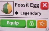 1 X FOSSİL EGG ADOPT ME 